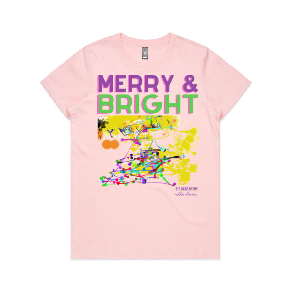 Merry & Bright Womens' Maple Tee Thumbnail