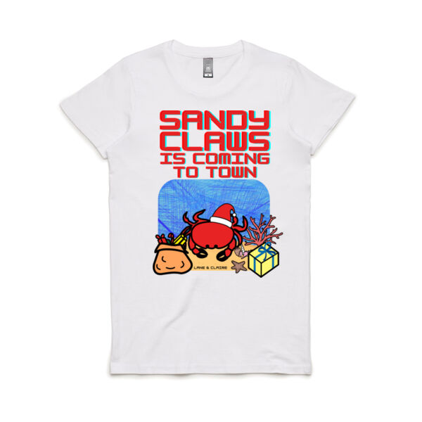 Sandy Claws Womens' Maple Tee Thumbnail